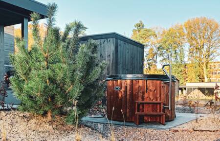 Whirlpool in einem Ferienhaus im Ferienpark Soof Retreats Soof Heuvelrug