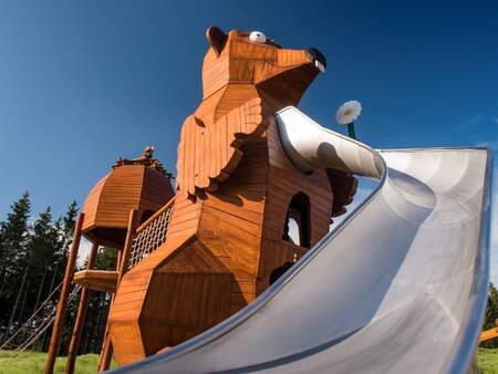 Ein Spielplatz im Center Parcs Park Allgäu