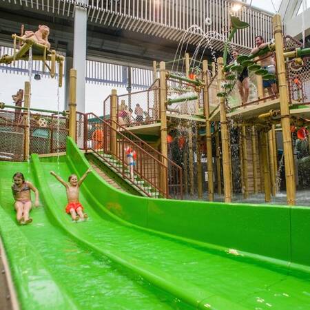 Das größte Wasserspielhaus von Center Parcs Deutschland befindet sich im Center Parcs Park Allgäu